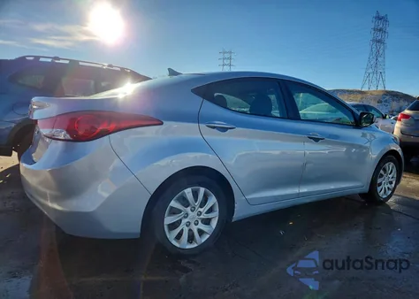 2012 Hyundai Elantra Gls из США, поврежденный, VIN 5NPDH4AE4CH146050